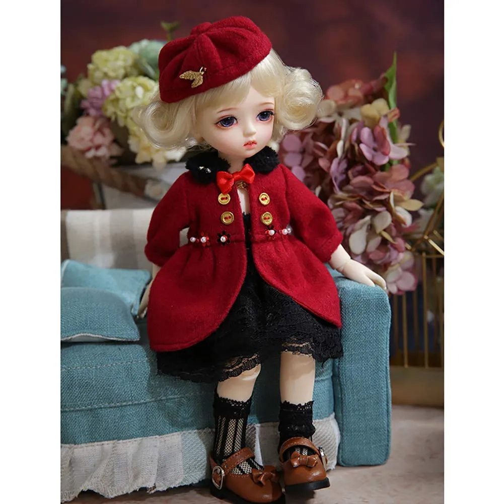 1/6 BJD Doll Size 10 Inch 26CM 19 Ball Jointed SD Dolls with All Clothes Shoes Wig Hair Makeup DIY Toys Surprise Gift Fashion Dolls