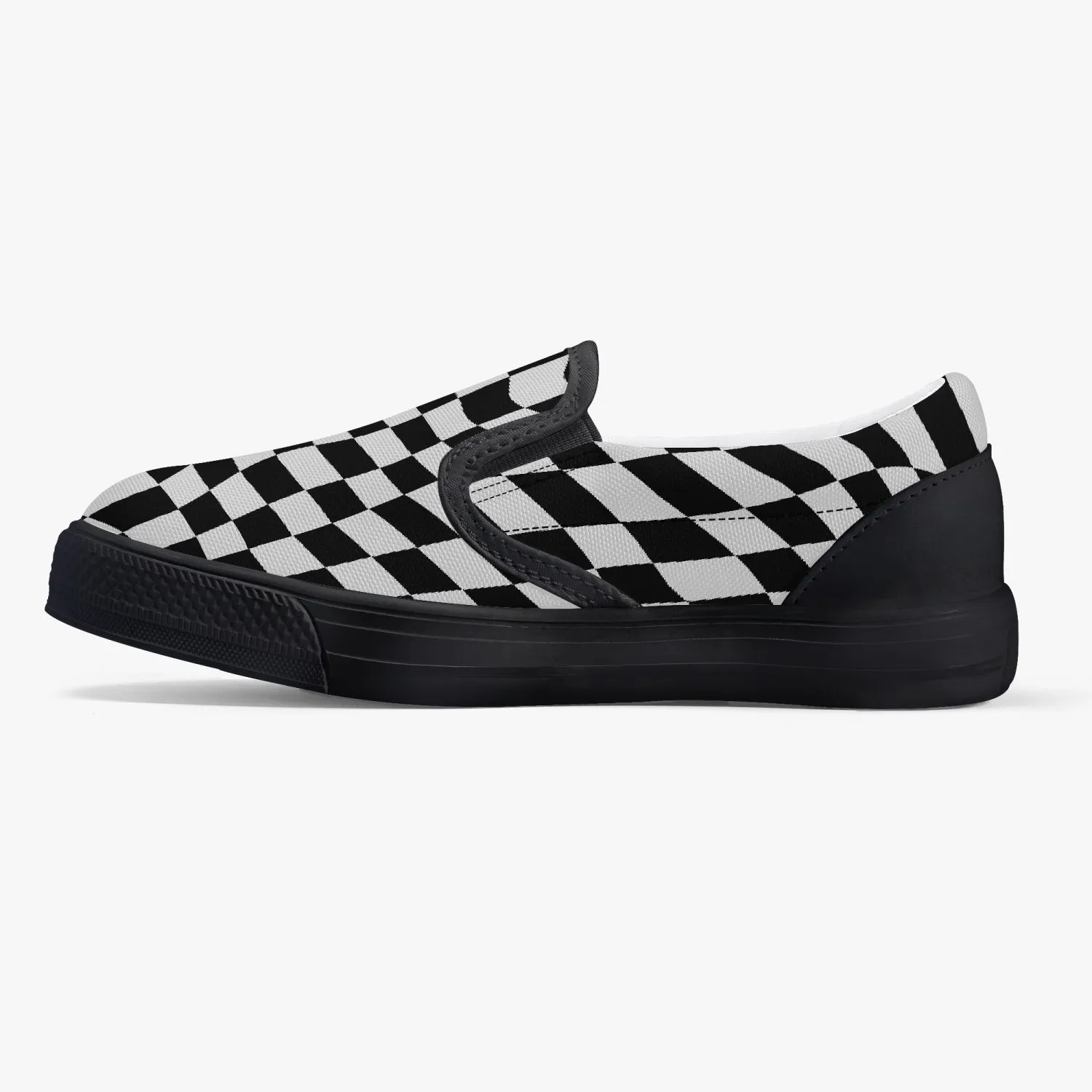 215. Kids' Slip-On Shoes - Black