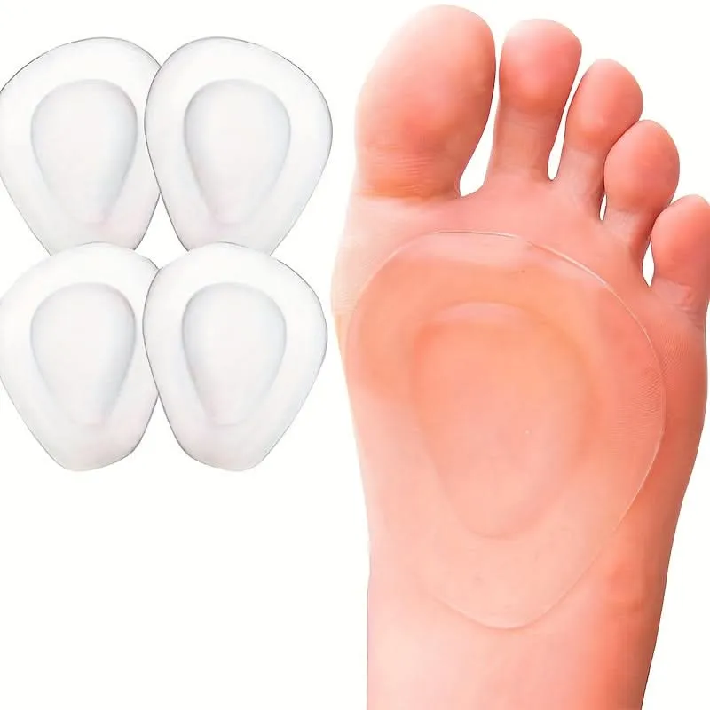 4pcs Non-Slip Gel Insoles for Foot Support