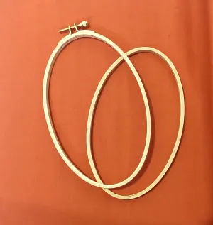 8x6 Oval Beechwood Embroidery Hoop