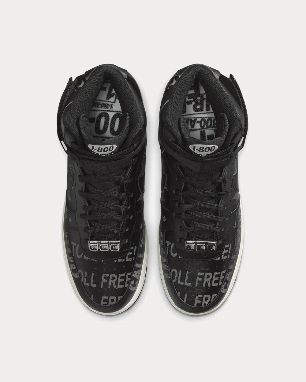Air Force 1 High '07 Premium Black High Top Sneakers