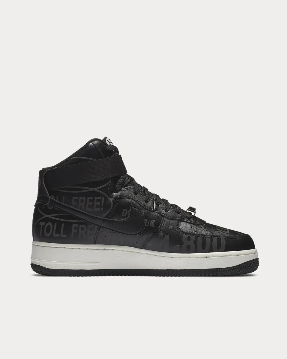 Air Force 1 High '07 Premium Black High Top Sneakers