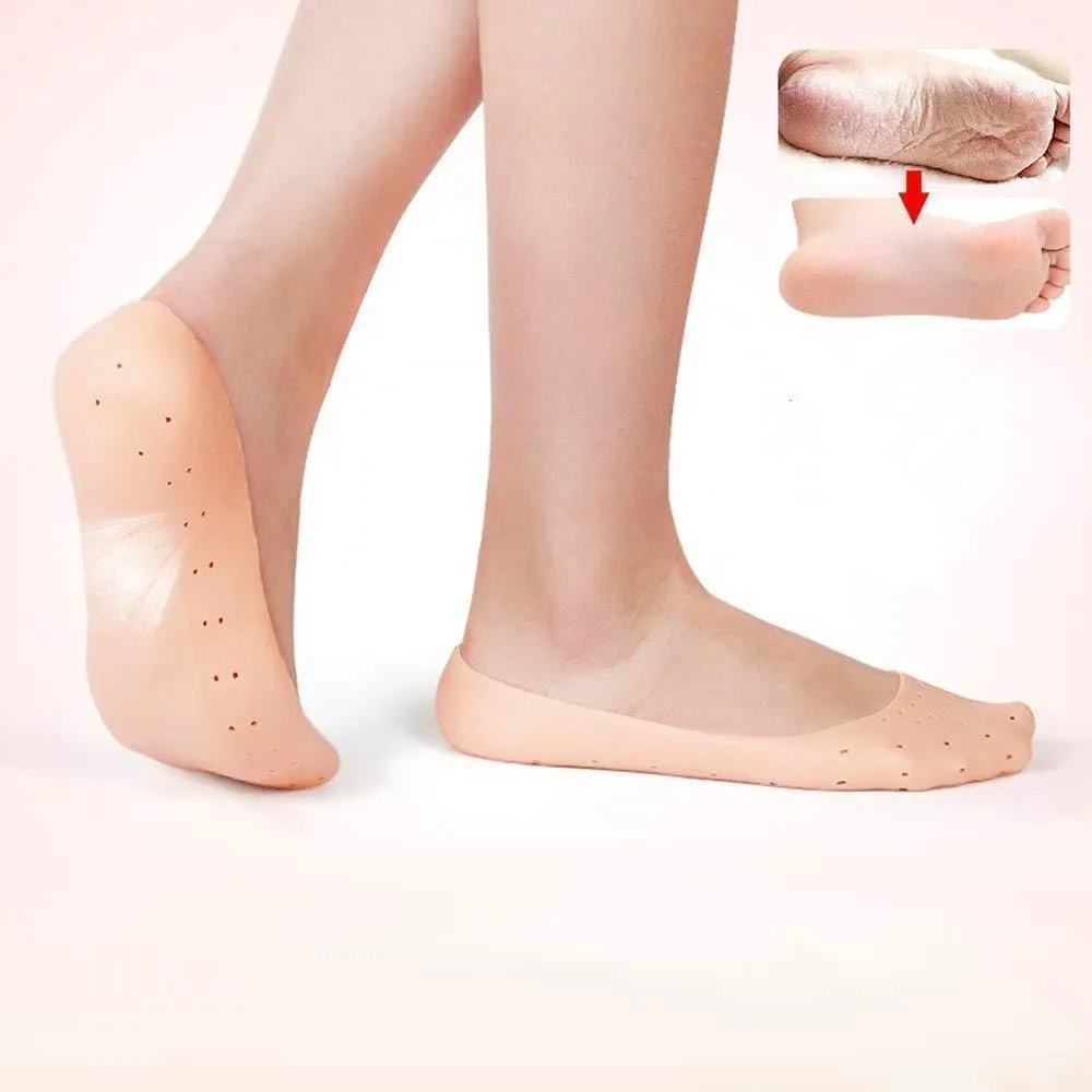 Anti-Crack Silicone Gel Foot Moisturizing Socks