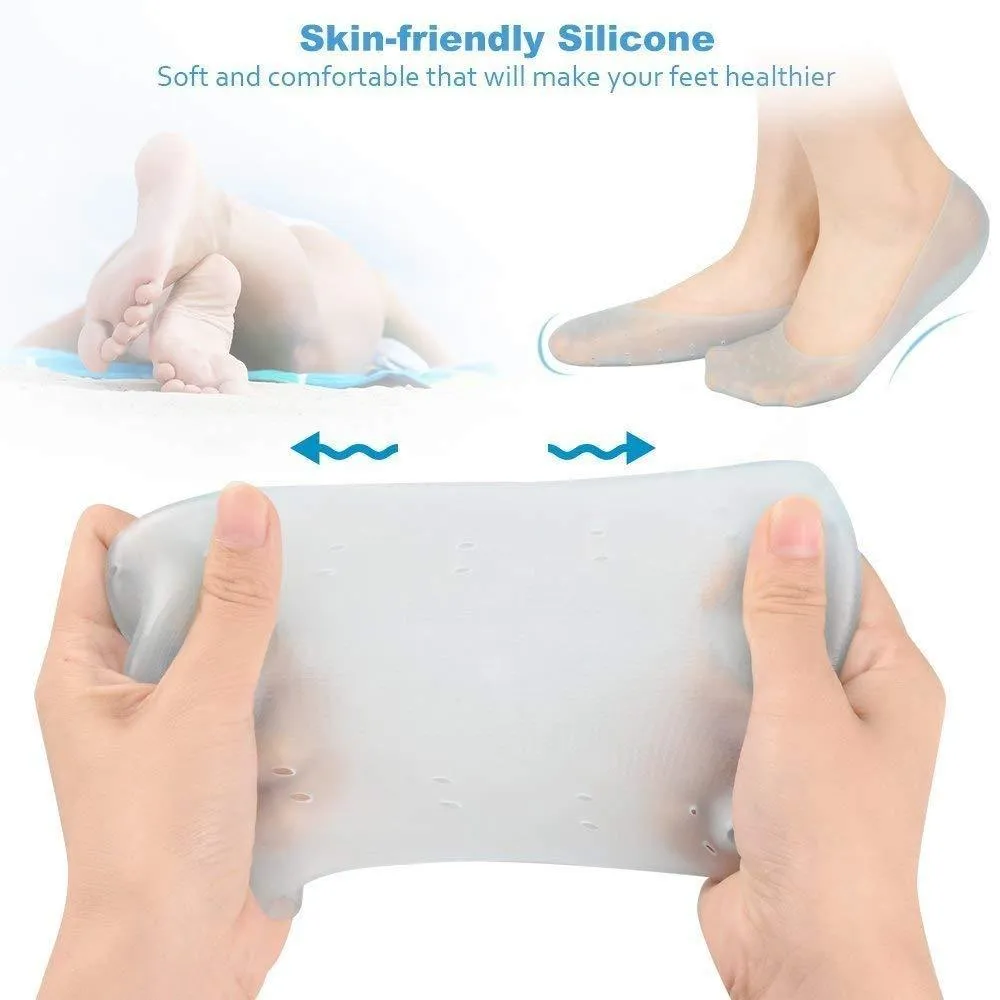 Anti-Crack Silicone Gel Foot Moisturizing Socks