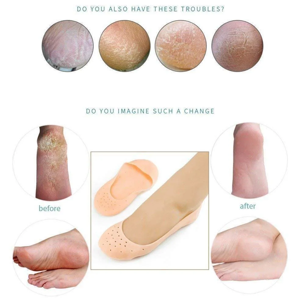 Anti-Crack Silicone Gel Foot Moisturizing Socks