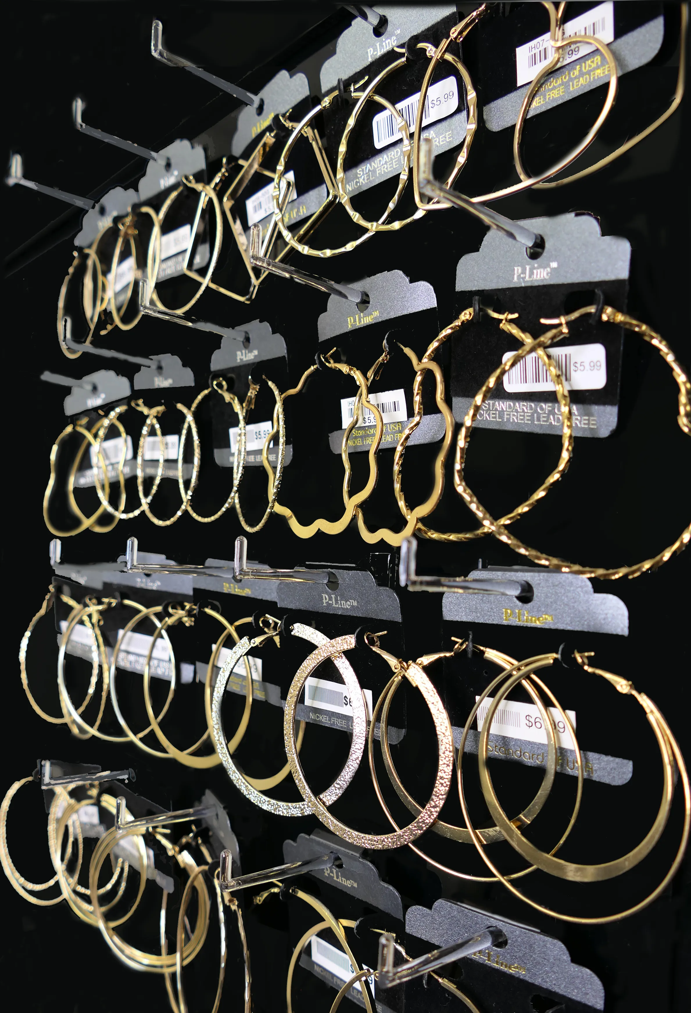 B-(HBG) Hoop Basic Gold Earring