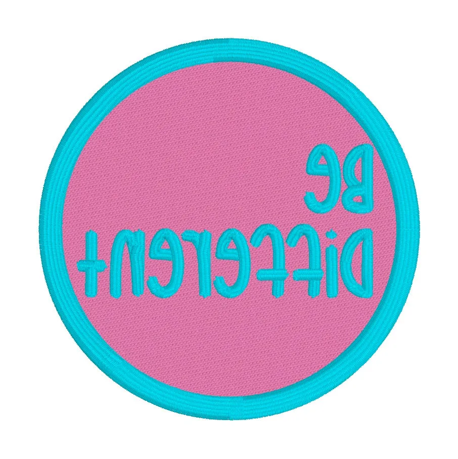 Be different patch machine embroidery design DIGITAL DOWNLOAD