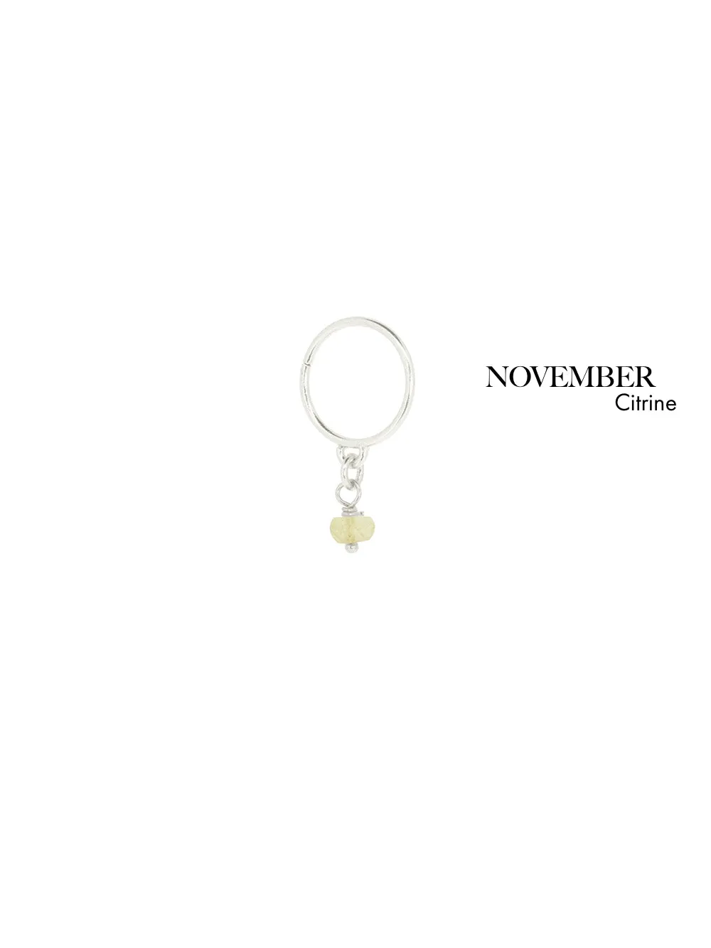 Bestie Birthstone November - Citrine | 925 Sterling Silver