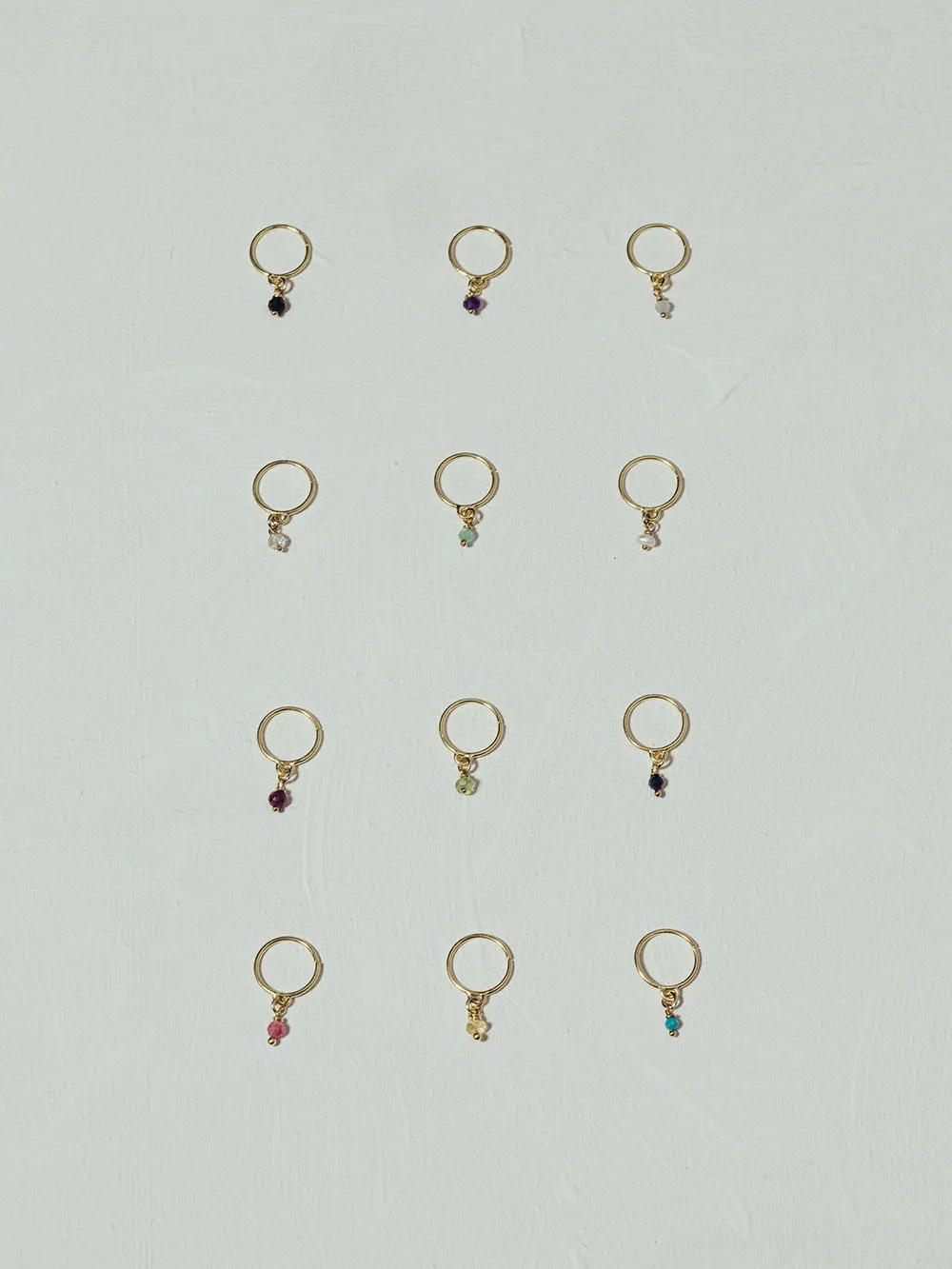 Bestie Birthstone October - Pink Tourmaline | 14K Gold Plated