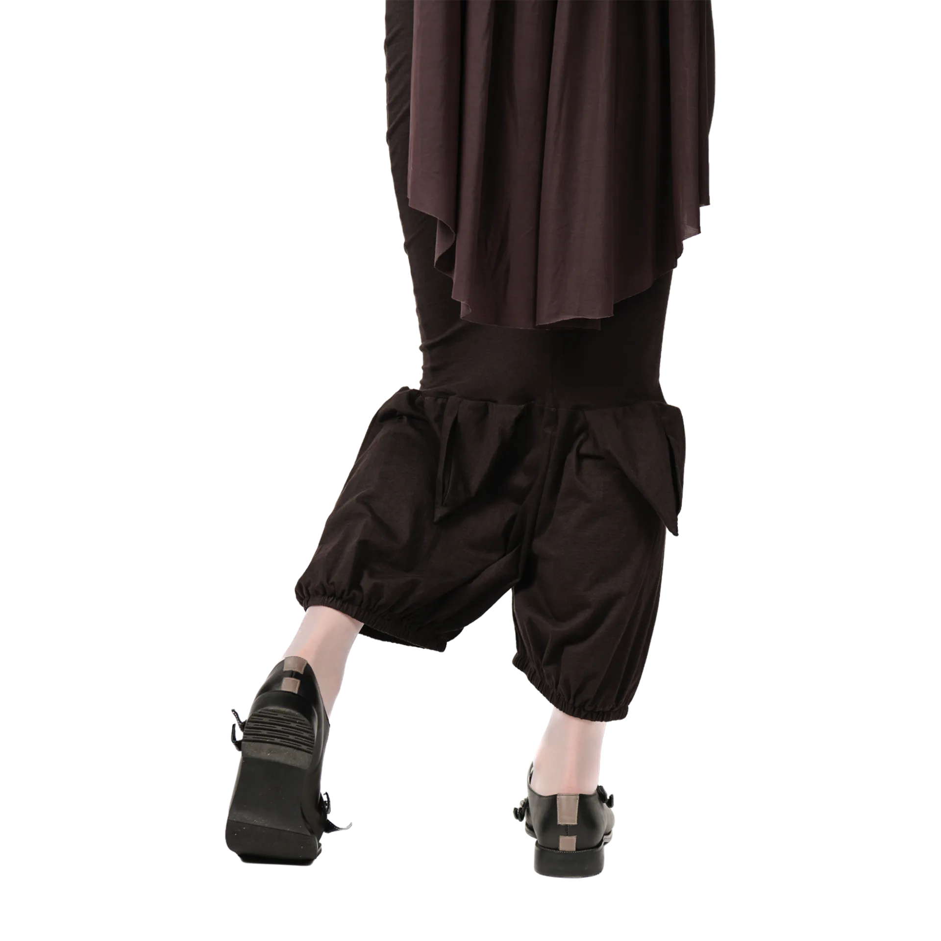 Black Origami Poulaines Shoes