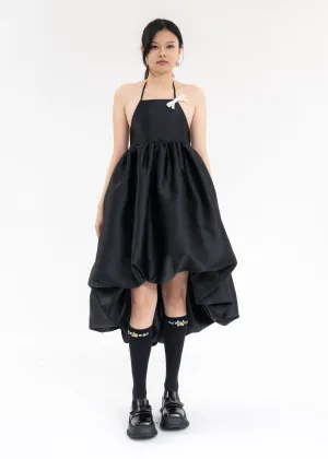 Black Puff Ball Skirt