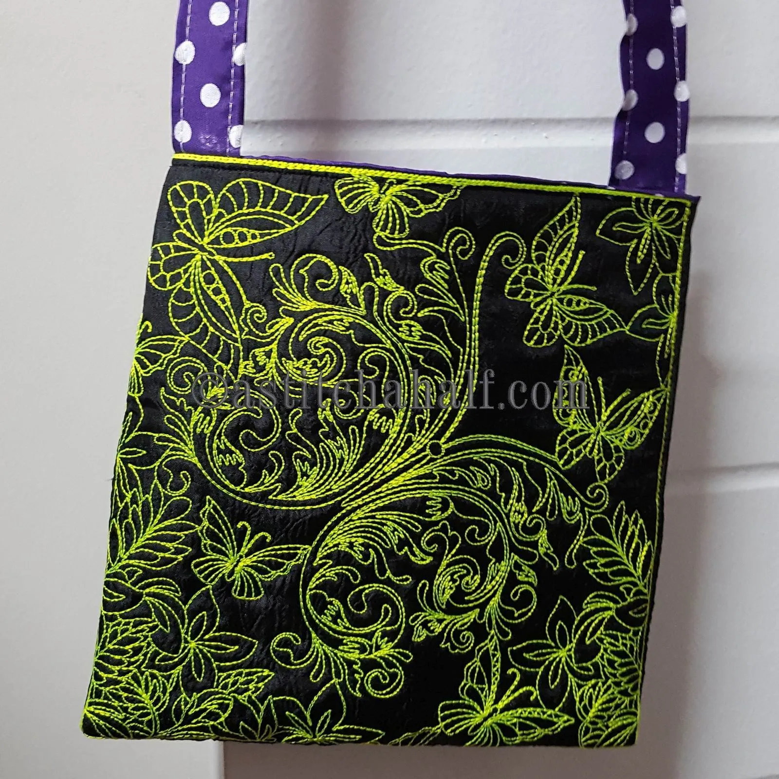 Butterfly Migration  Chalk Board Cross Body Bag