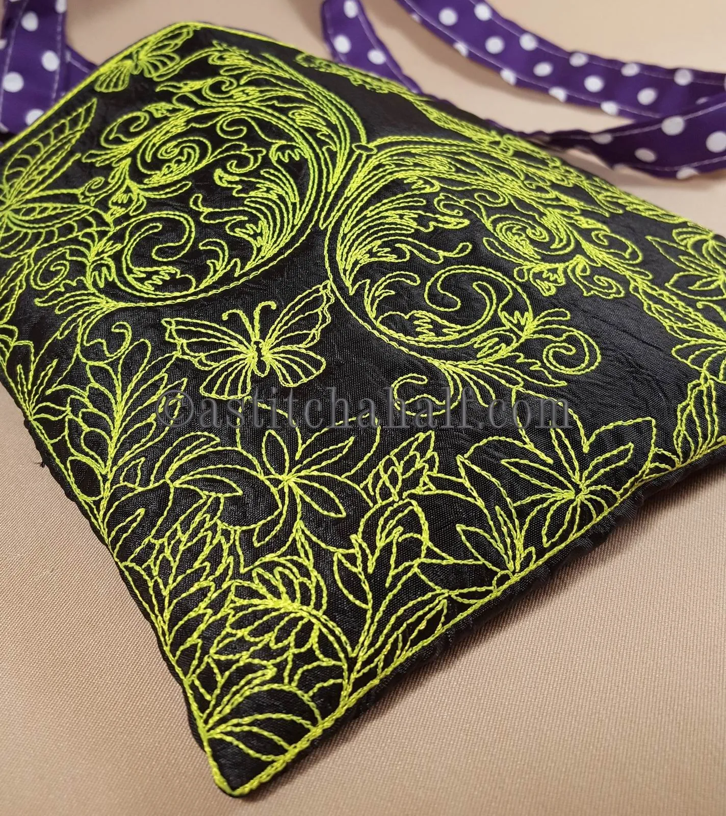 Butterfly Migration  Chalk Board Cross Body Bag