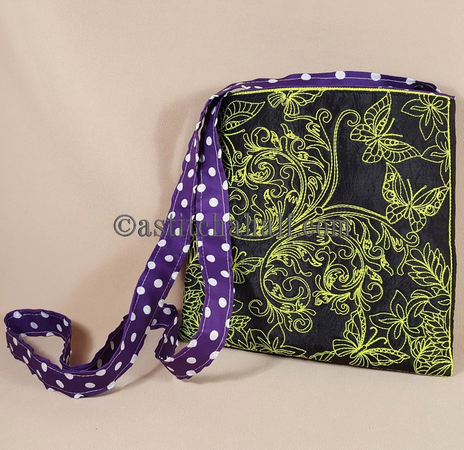 Butterfly Migration  Chalk Board Cross Body Bag