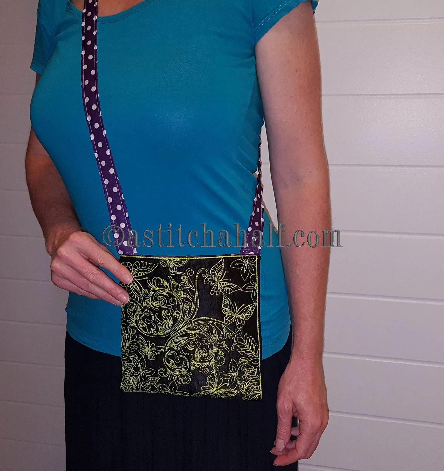 Butterfly Migration  Chalk Board Cross Body Bag
