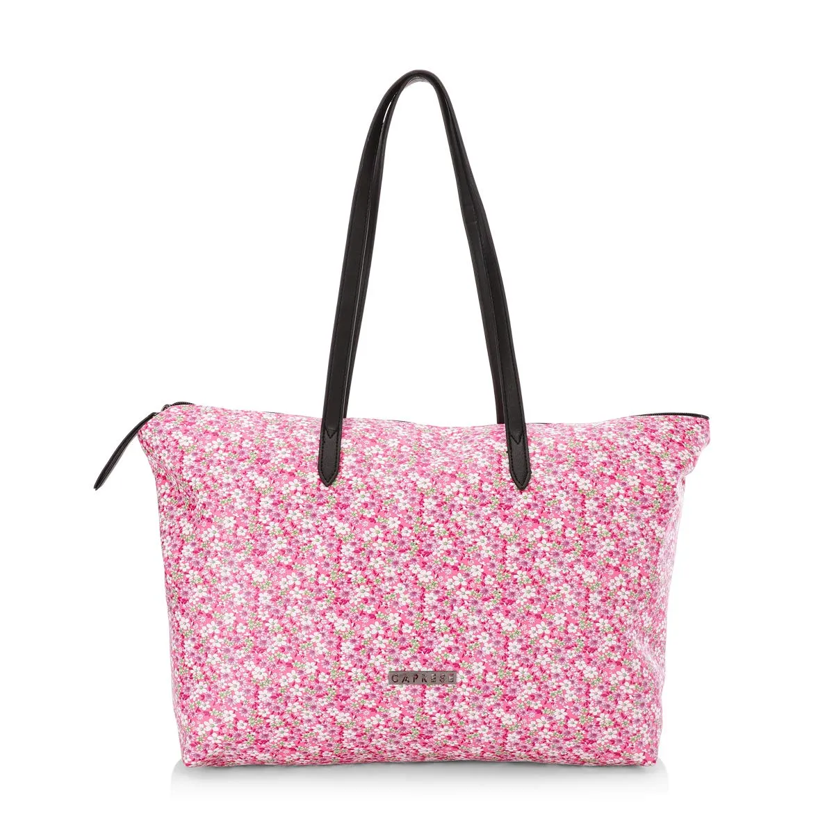 Caprese womens SKY T Large PINK Tote Bag