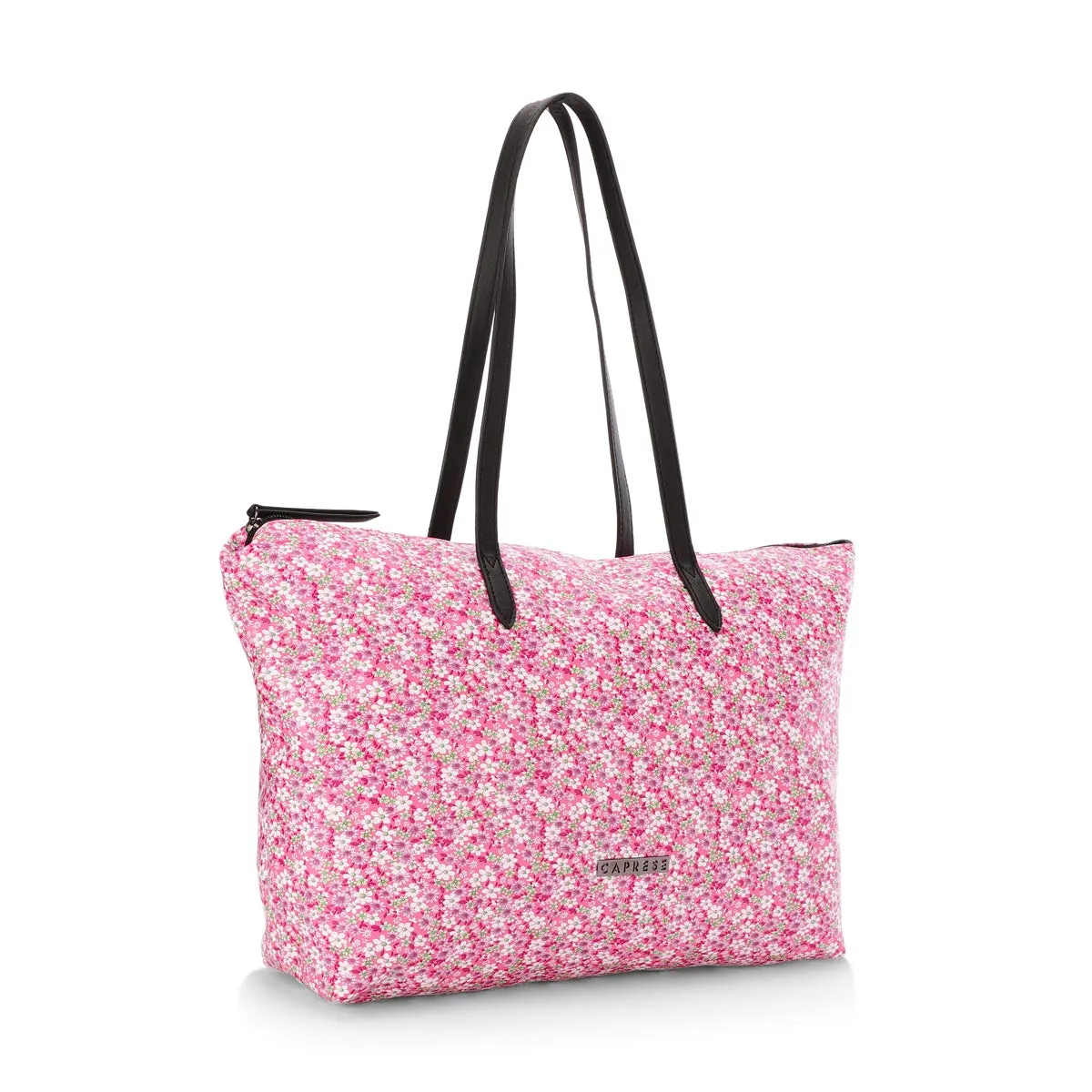 Caprese womens SKY T Large PINK Tote Bag
