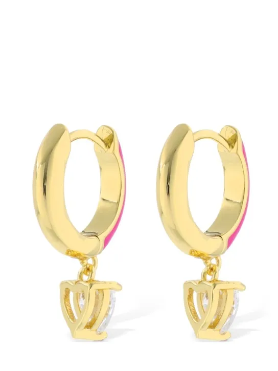 Celeste Starre   Neon Nights hoop earrings 