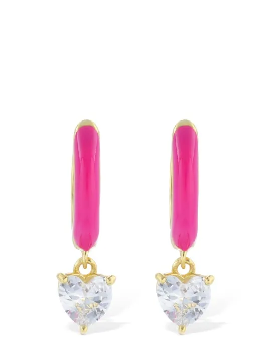 Celeste Starre   Neon Nights hoop earrings 