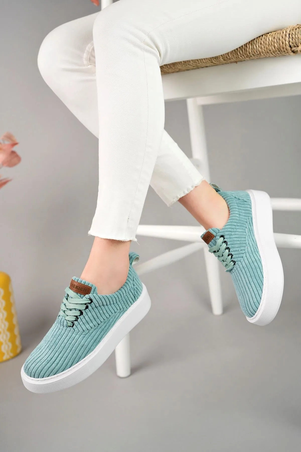 CH173 CBT Velluto Women's Shoes WATER GREEN