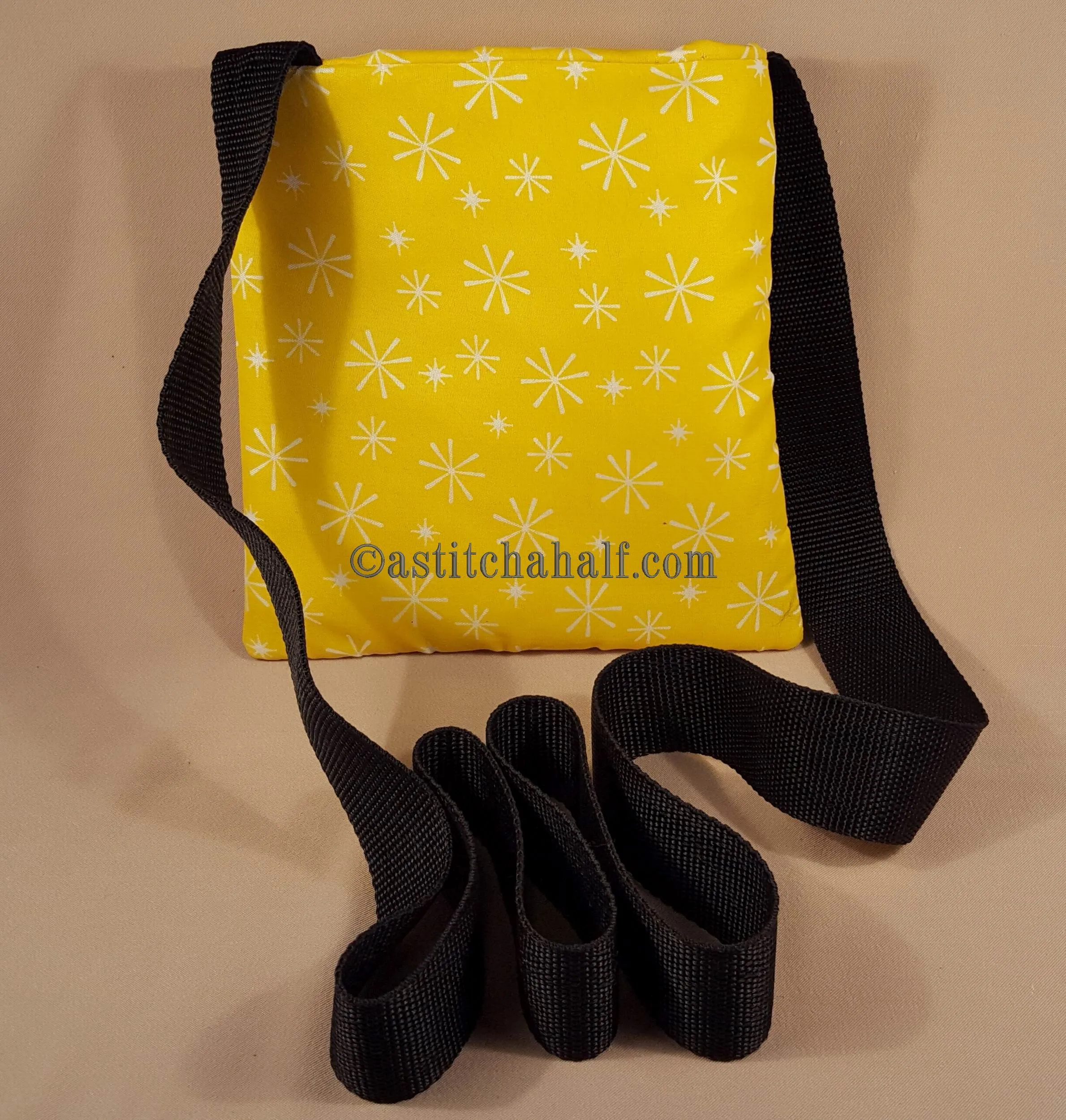 Chalk Board Spring Flowers Cross Body Bag