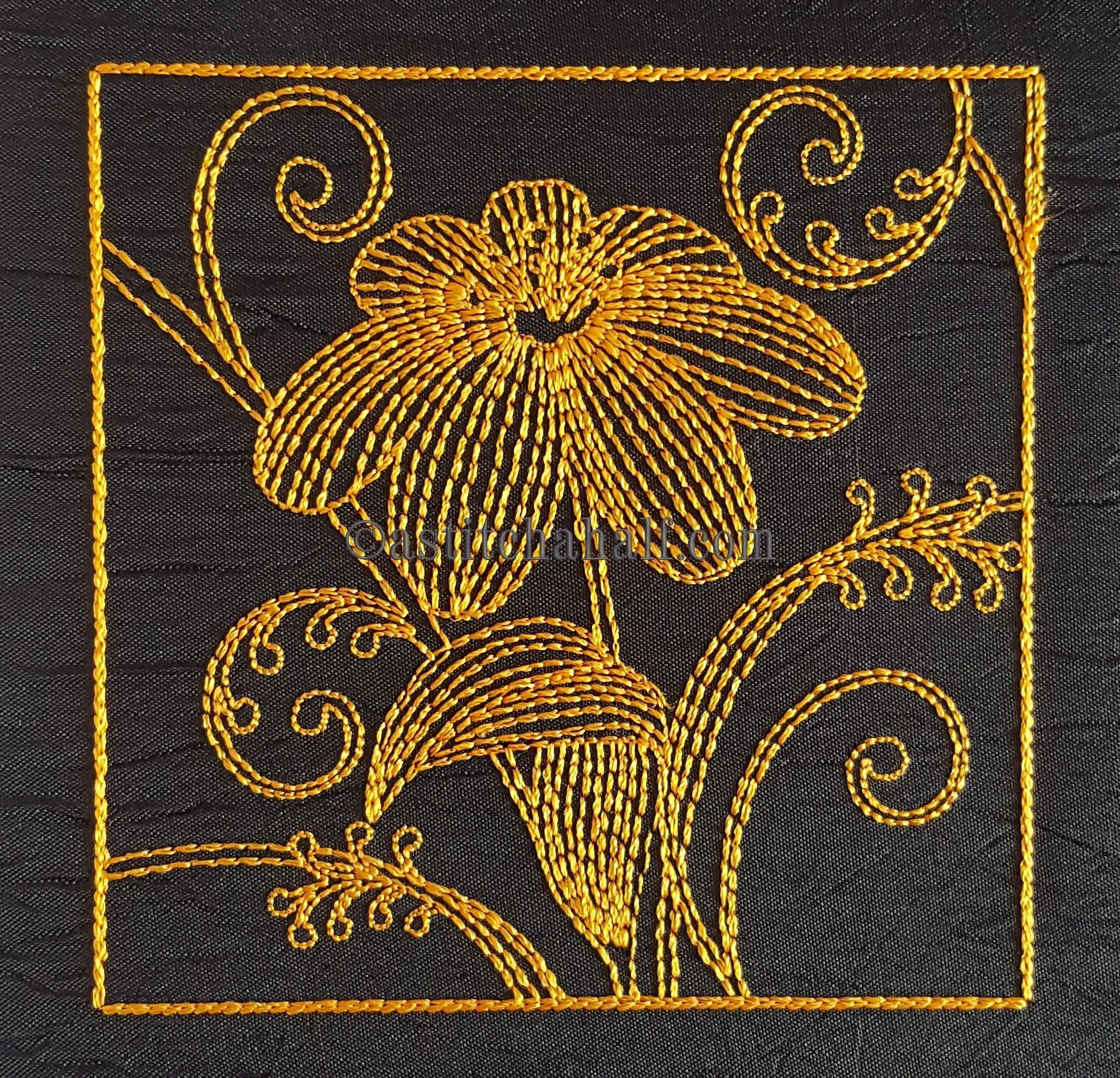 Chalk Board Spring Flowers Cross Body Bag