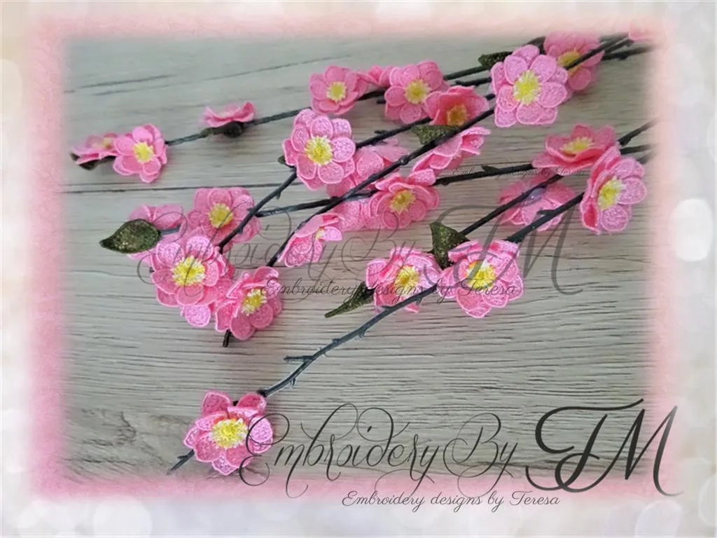 Cherry blossom lace