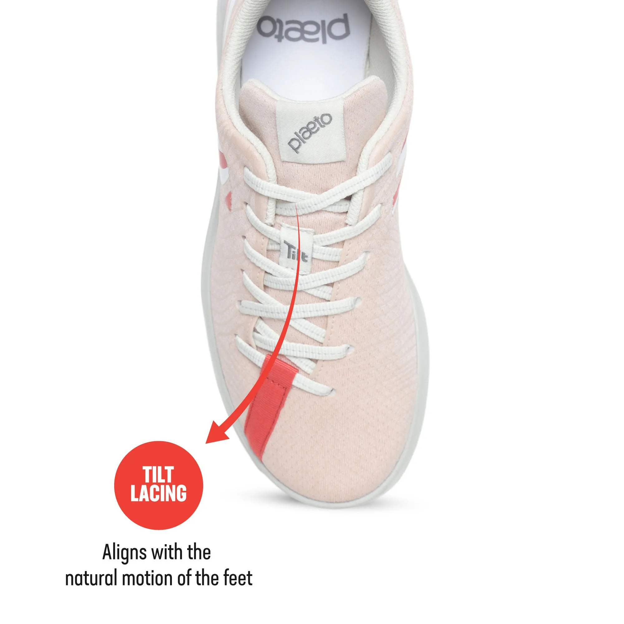 Coast Women's Sports Shoes - Pink / White