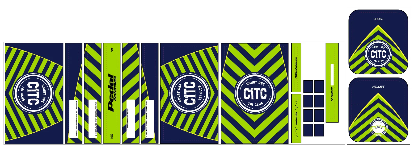 Court One Triathlon Club 2022 RACEDAY BAG™
