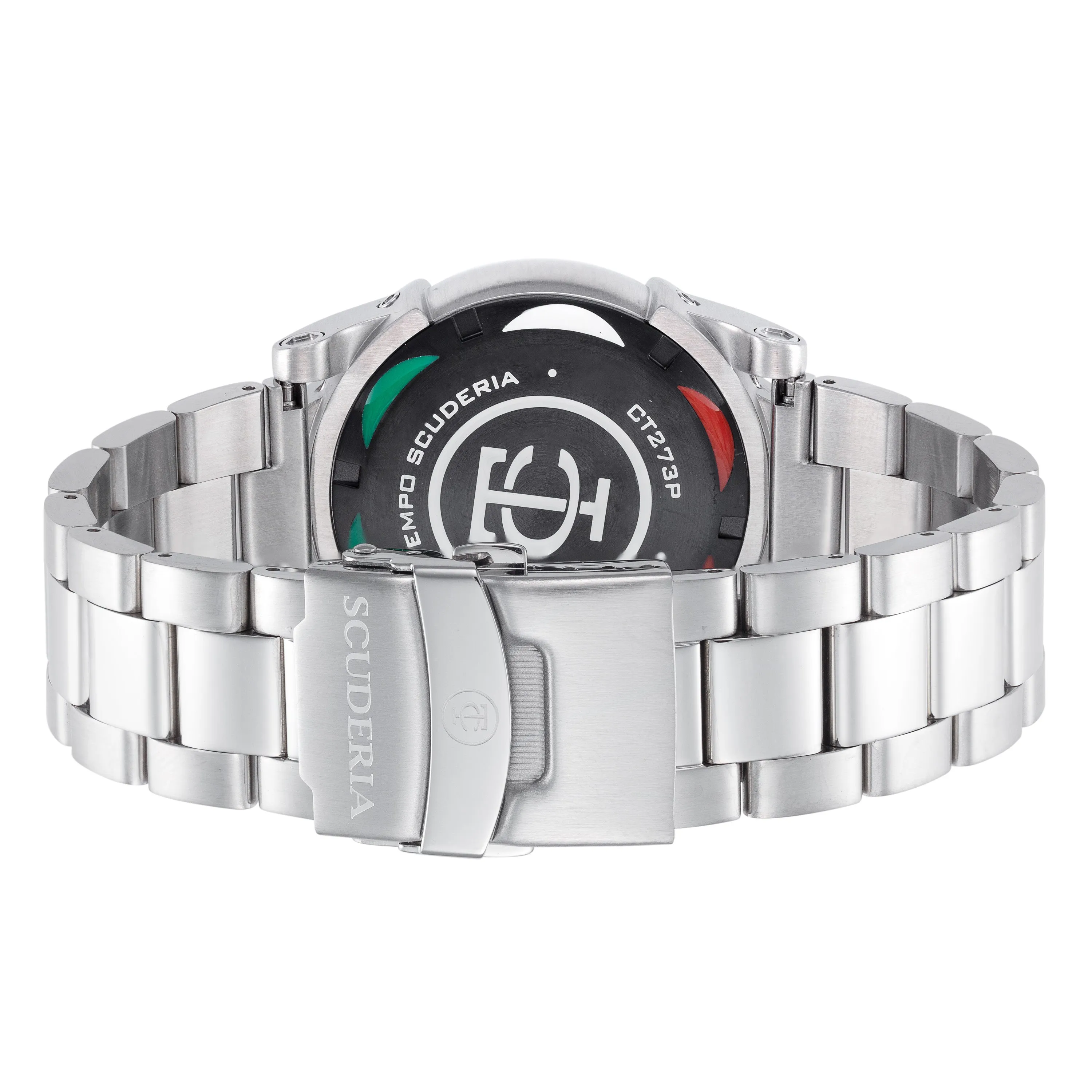 CT Scuderia Men's Due Tempi 44mm Quartz Dual Time Watch