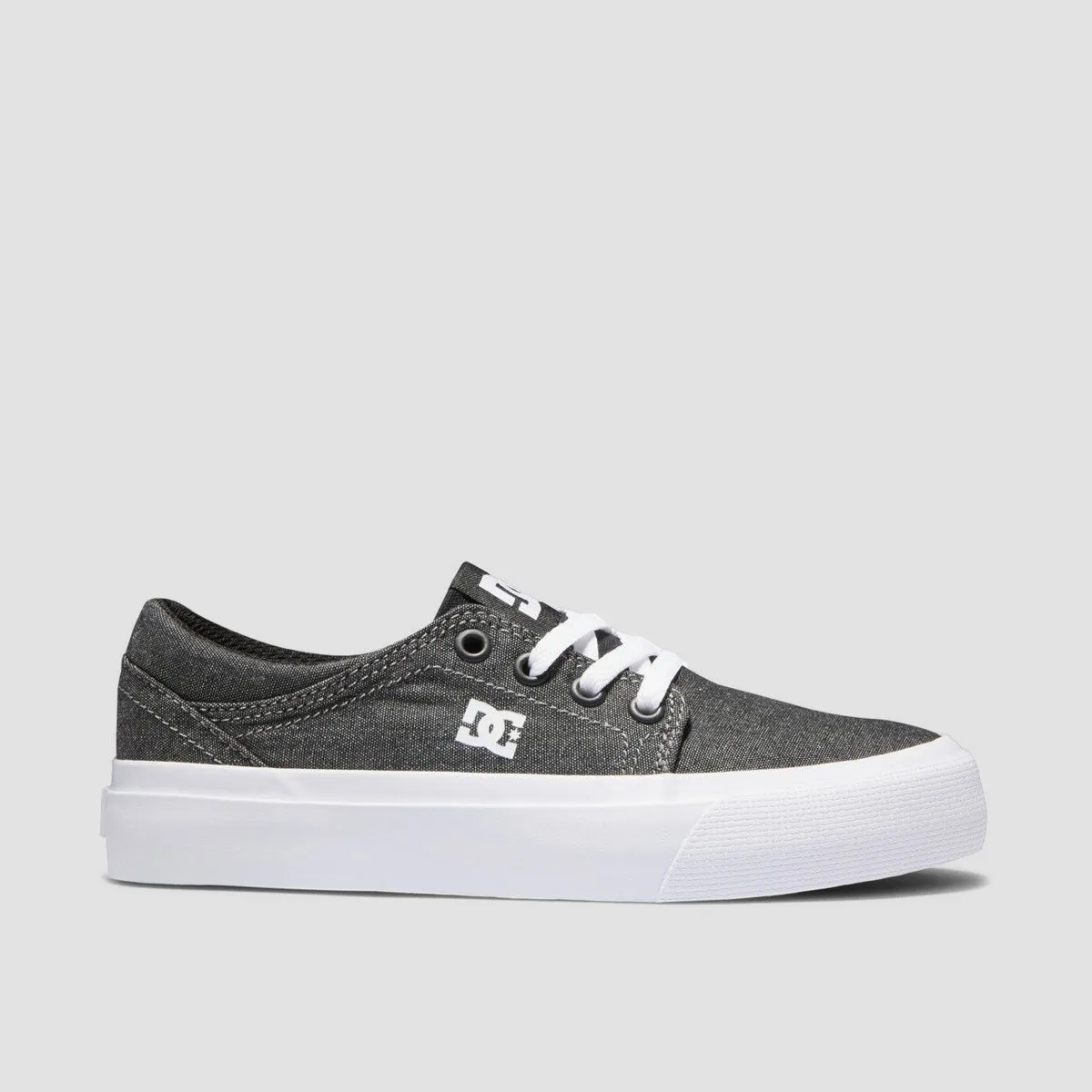 DC Trase Shoes - Grey/Black/Grey - Kids