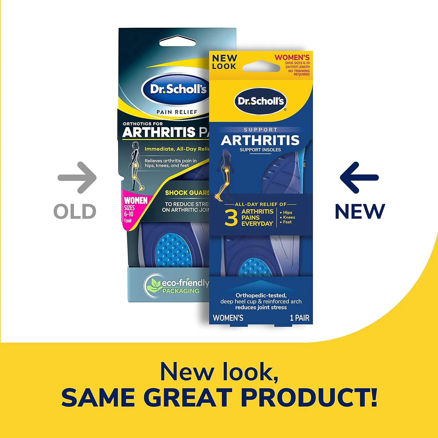 Dr. Scholl's Arthritis Support Insoles, Women, 1 Pair