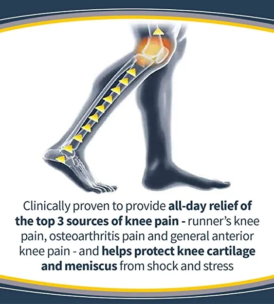 Dr. Scholl's Knee Pain Relief Orthotics Immediate and All-Day Knee Pain Relief Including Pain from Runner’s Knee (for Women's 5.5-9)