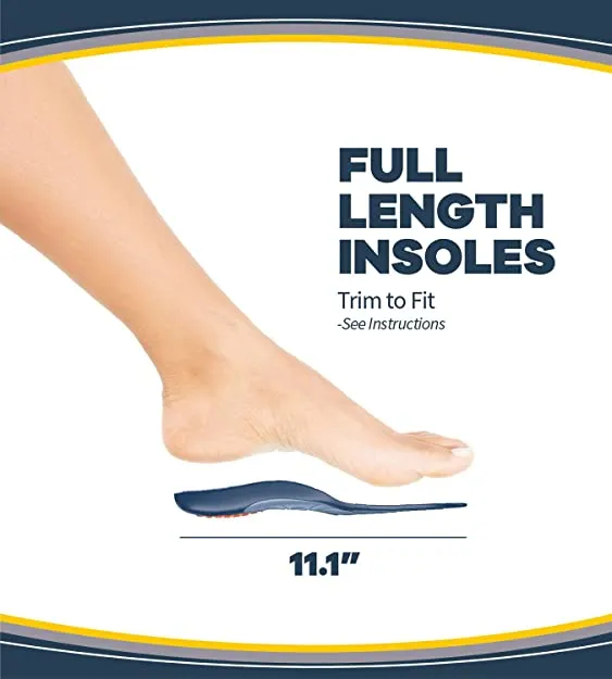 Dr. Scholl's Knee Pain Relief Orthotics Immediate and All-Day Knee Pain Relief Including Pain from Runner’s Knee (for Women's 5.5-9)