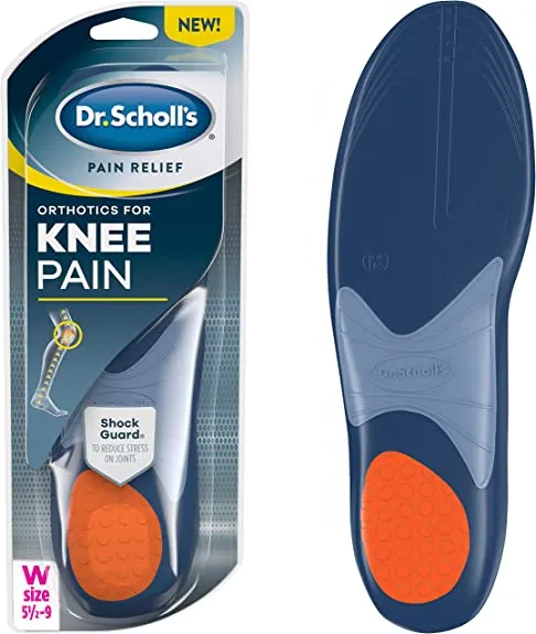 Dr. Scholl's Knee Pain Relief Orthotics Immediate and All-Day Knee Pain Relief Including Pain from Runner’s Knee (for Women's 5.5-9)