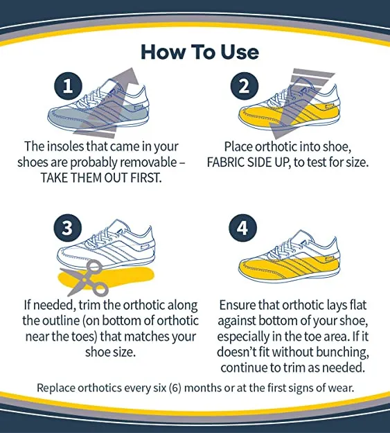 Dr. Scholl's Knee Pain Relief Orthotics Immediate and All-Day Knee Pain Relief Including Pain from Runner’s Knee (for Women's 5.5-9)