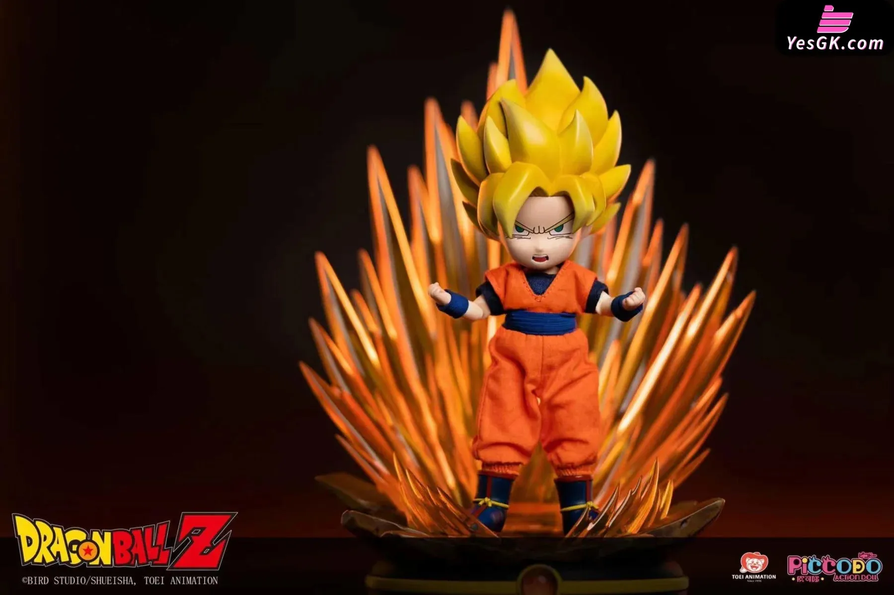 Dragon Ball Super Saiyan Goku (Licensed) Statue - PICCODO ACTION DOLL Studio [Pre-Order]