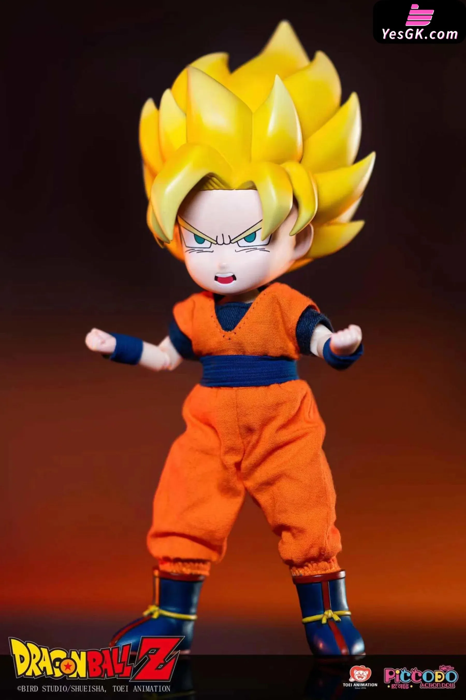Dragon Ball Super Saiyan Goku (Licensed) Statue - PICCODO ACTION DOLL Studio [Pre-Order]