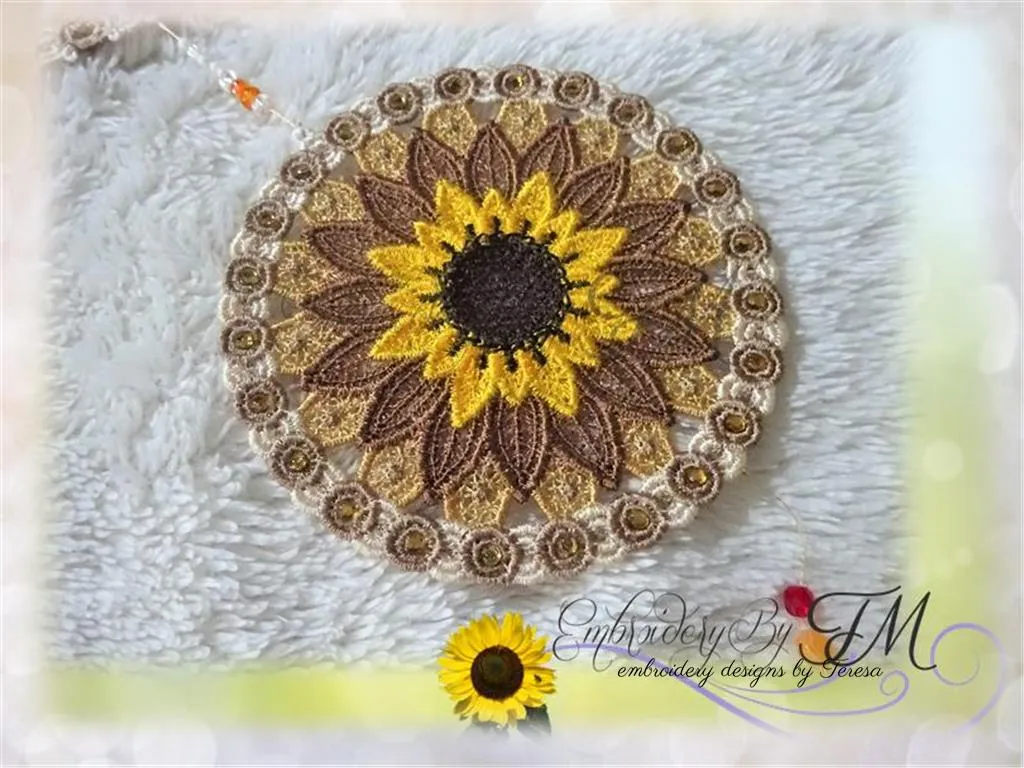 Dream catcher sunflower FSL/ Five sizes