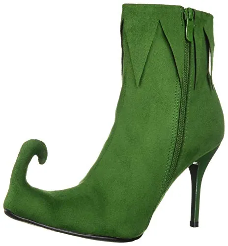 Ellie Shoes Green Holiday Boot With 3-Inch Heel For Ladies