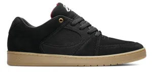 eS Mens Accel Slim Black Gum Shoes
