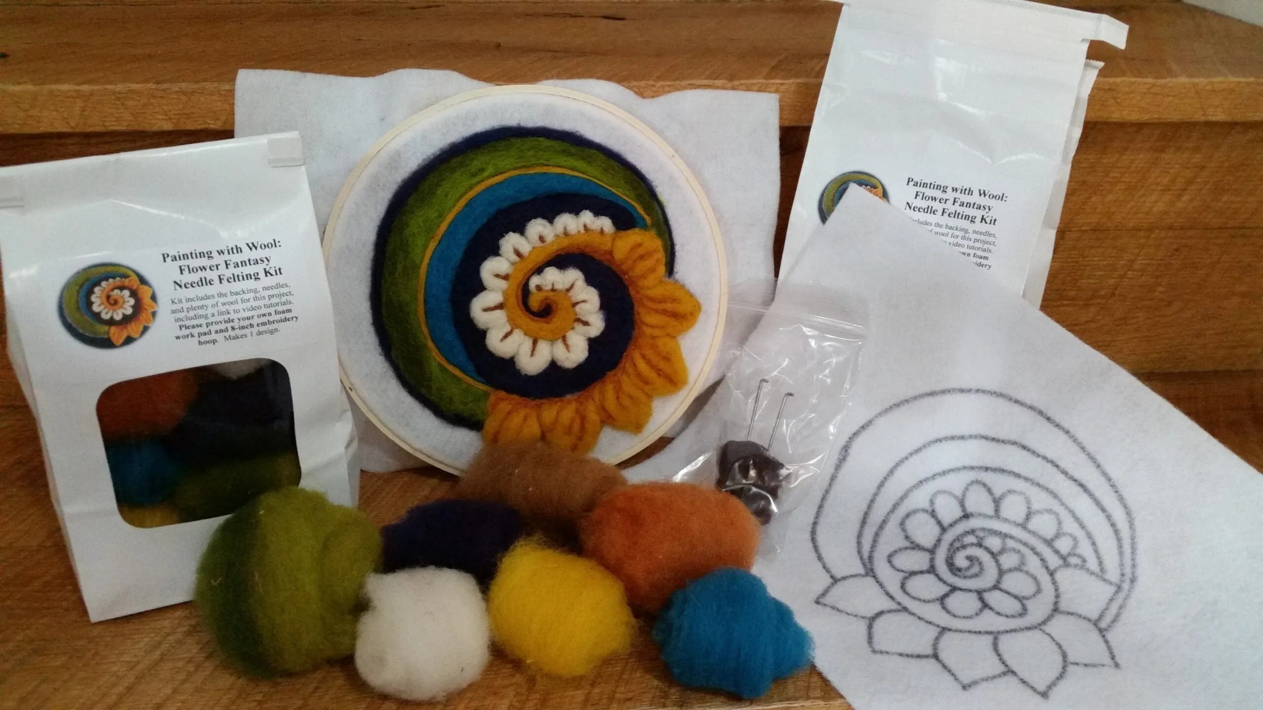 Flower Fantasy Needle Felting Kit
