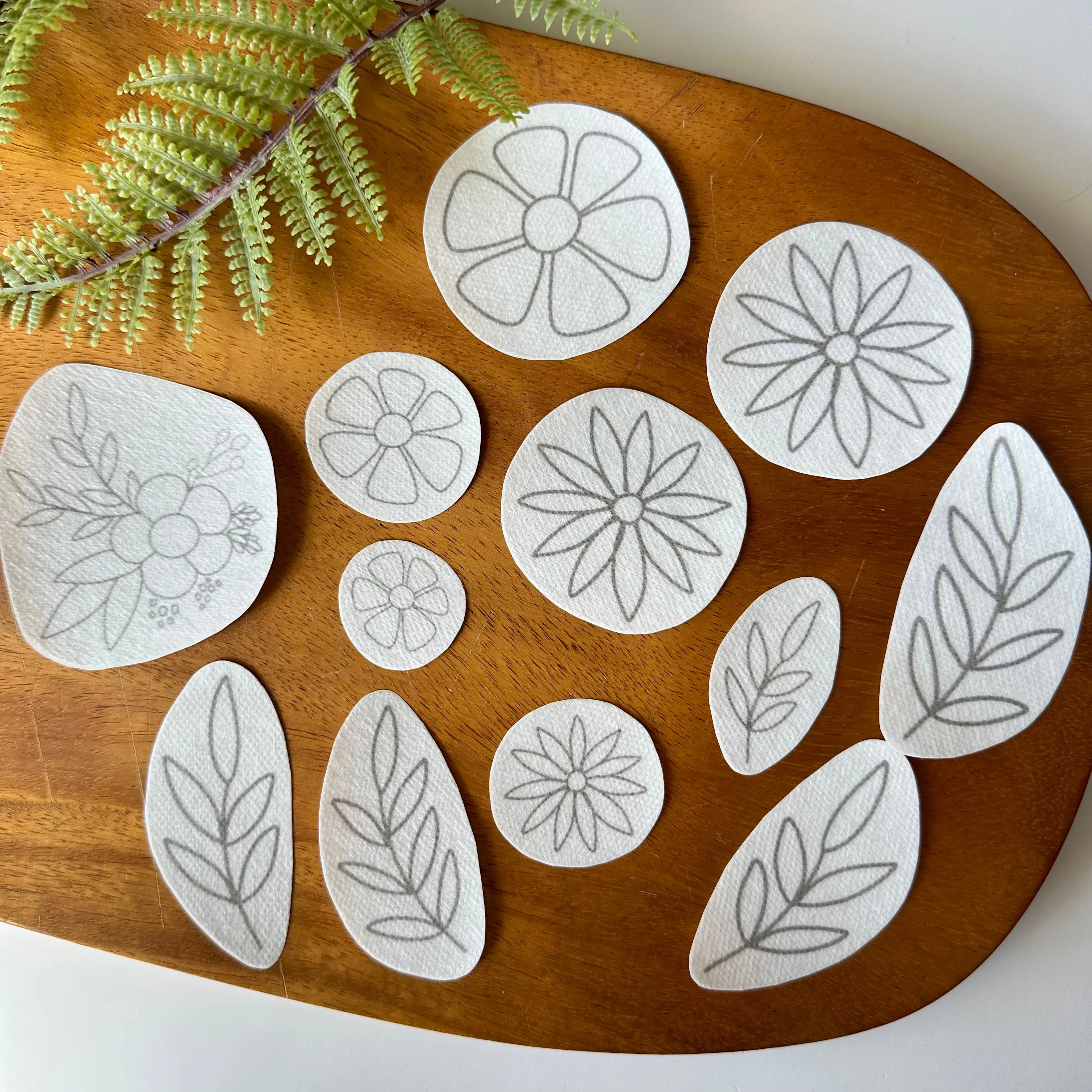 Flowers Stick & Stitch Embroidery Patterns Bundle (2 Packs)