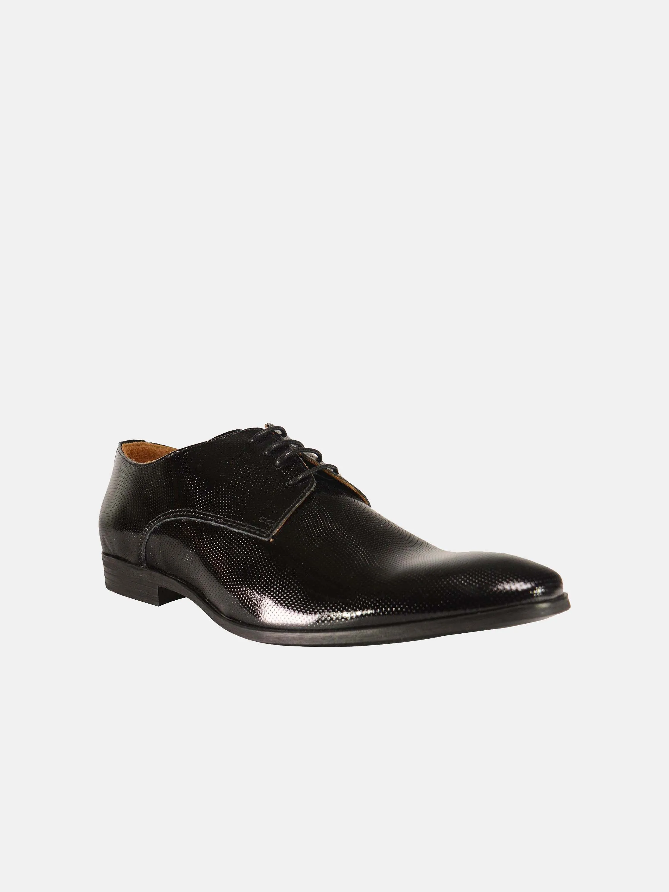Franzini Men Formal Shoes in Black Leather