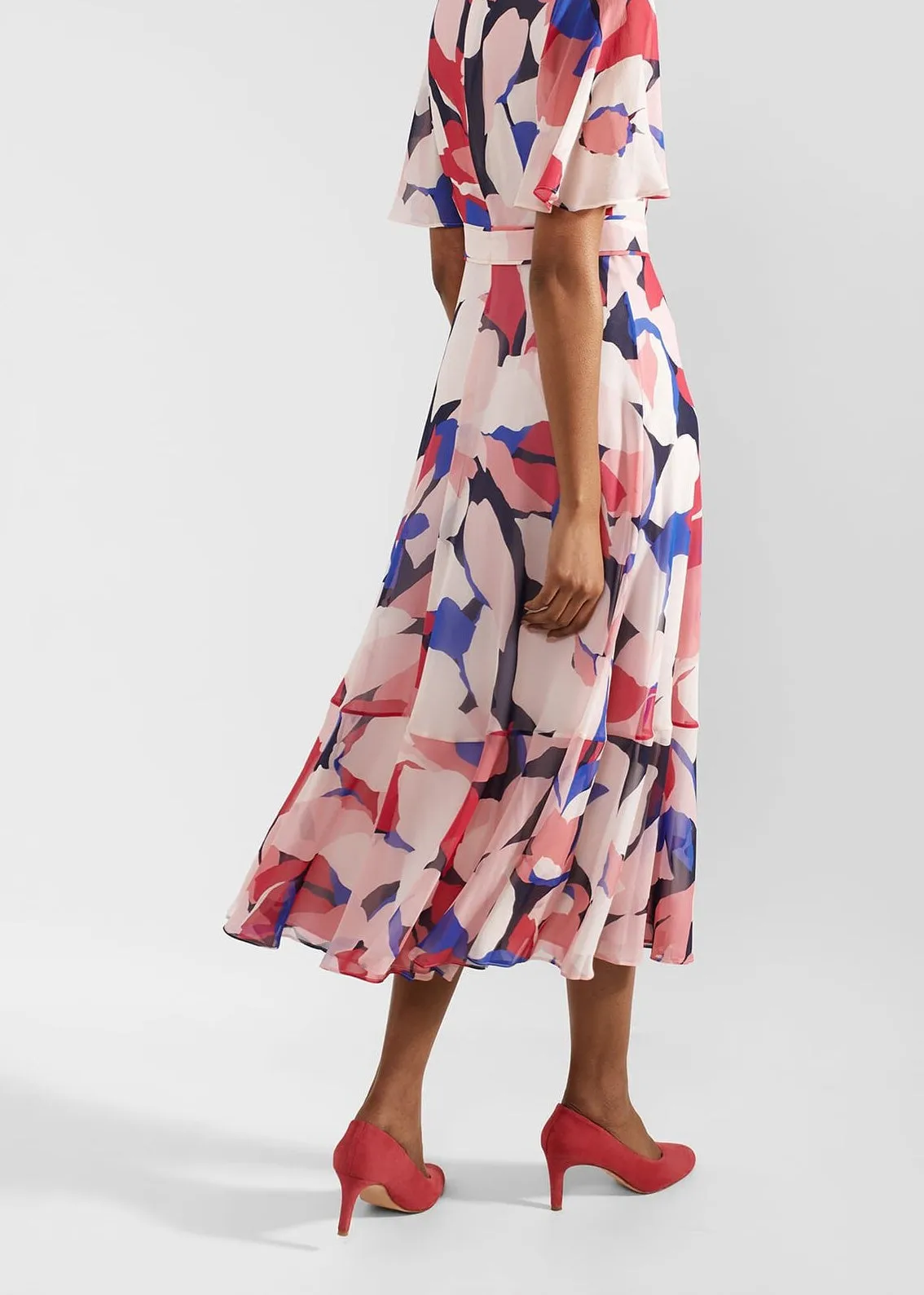 Freya Silk Dress 0124/5815/3793l00 Navy-Pink-Multi