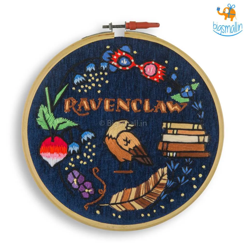 Hogwarts House Embroidery Hoop Art - Harry Potter