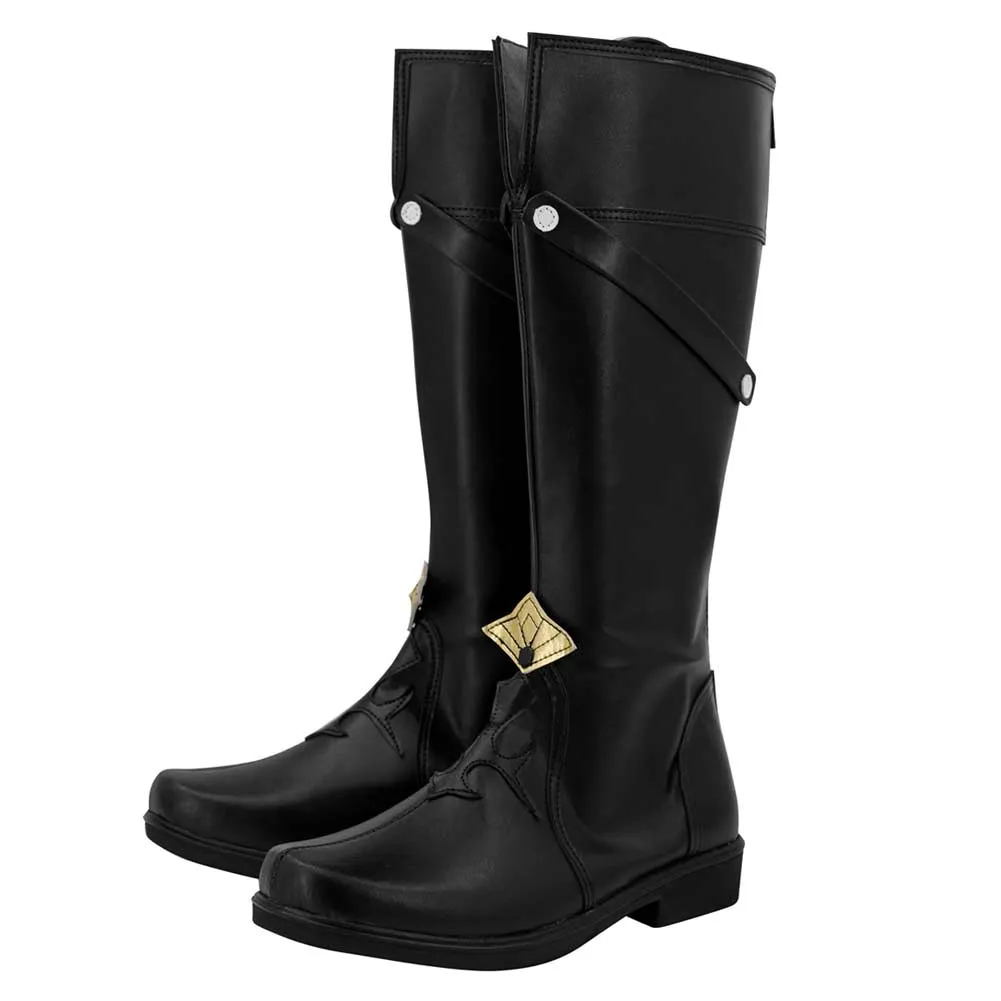 Honkai:Star Rail Luocha Cosplay Shoes Boots Halloween Costumes Accessory Custom Made