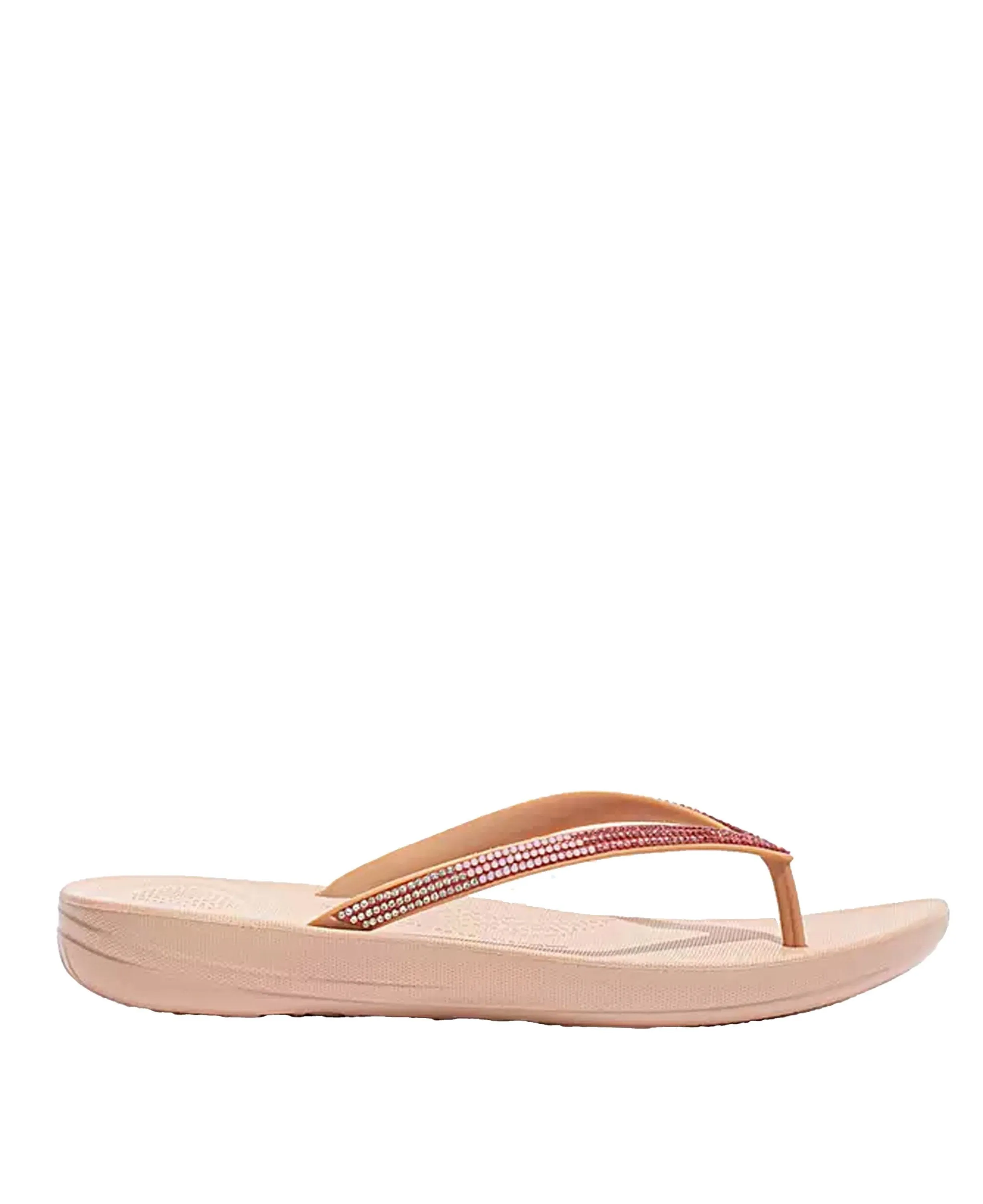 Iqushion Ombre Sparkle Flip-Flops - Beige