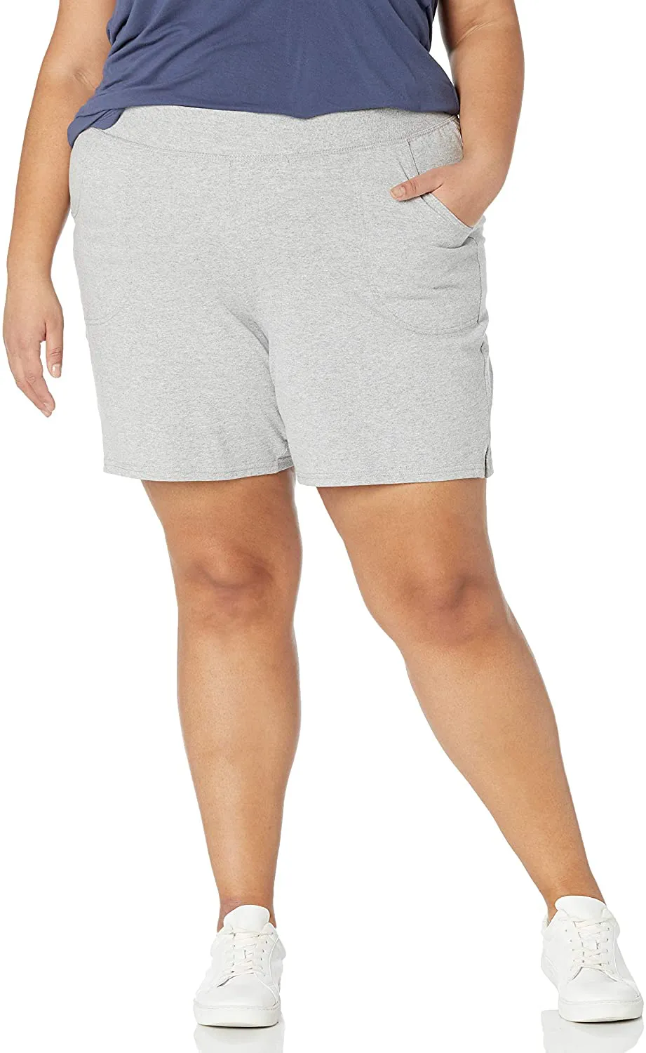 Just My Size Women's Plus Cotton Jersey Pull-On Shorts