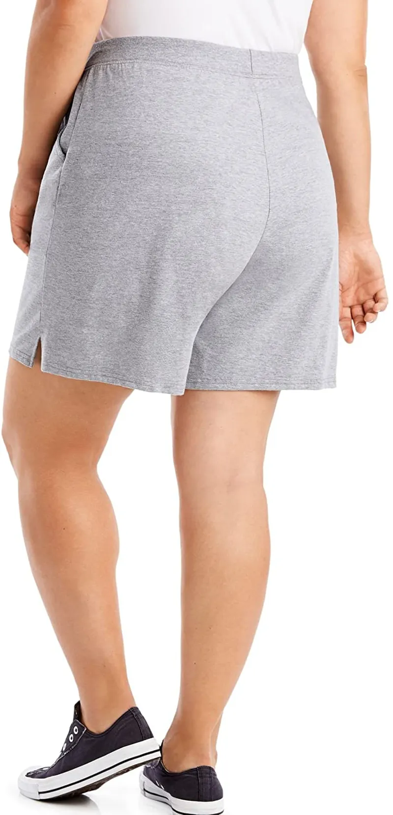 Just My Size Women's Plus Cotton Jersey Pull-On Shorts